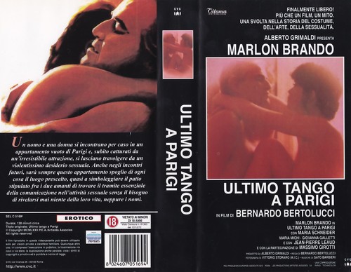 Ultimo tango parigi - tango, vhs