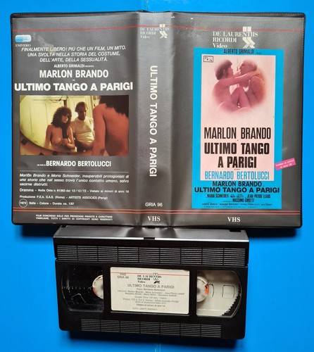 Vhs ultimo tango parigi - vhs,