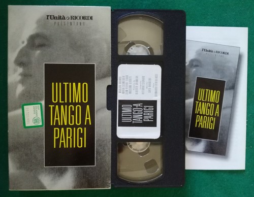 Vhs ultimo tango parigi film - tango,